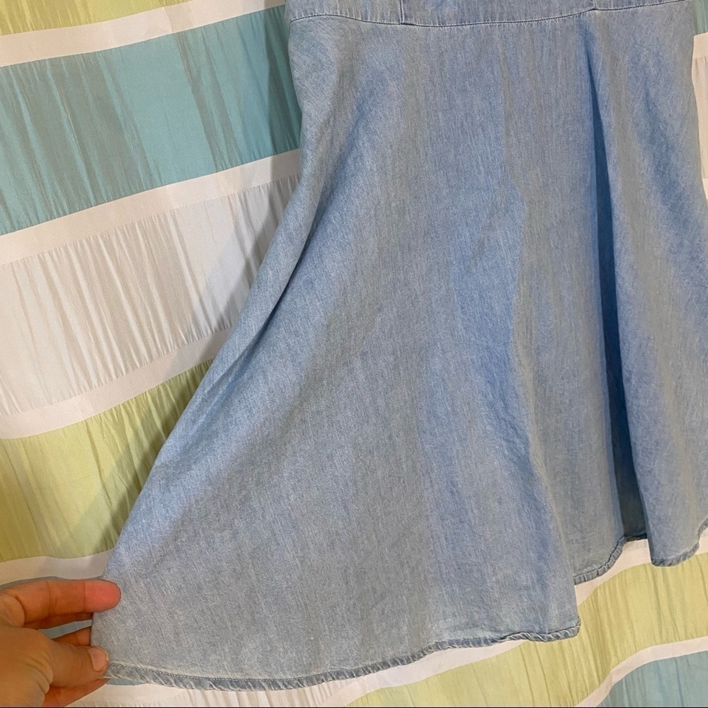 Cotton On Chambray Spaghetti Strap Dress Sz XS - Picture 4 of 8